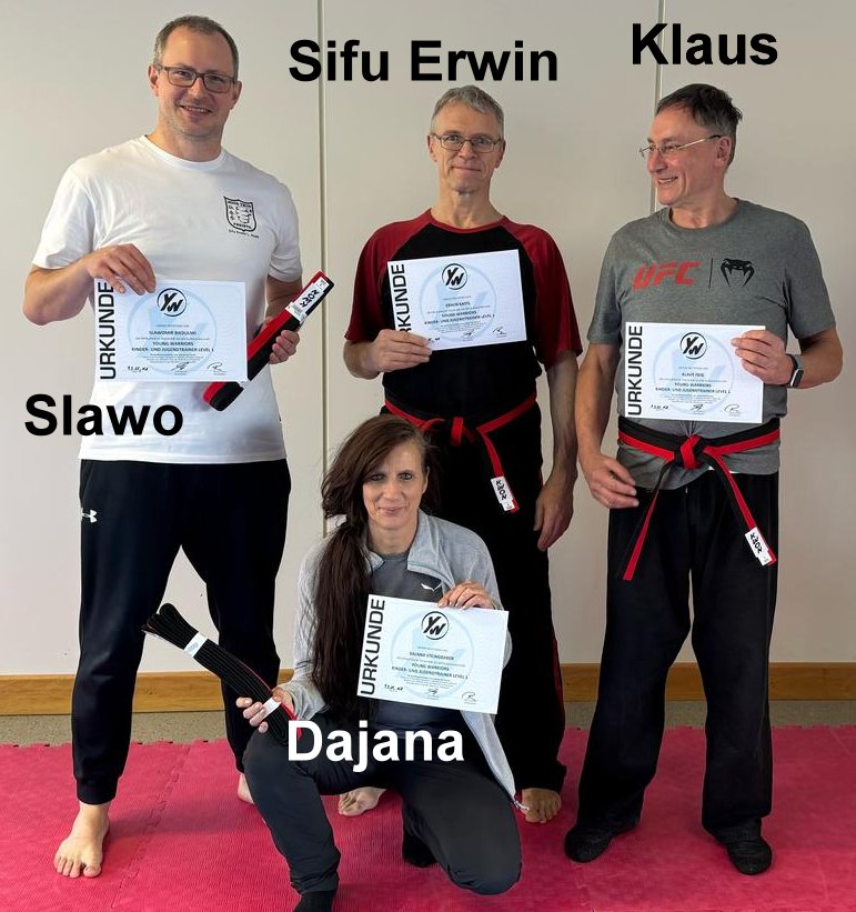 4 Kampfsport Lehrer Kinder